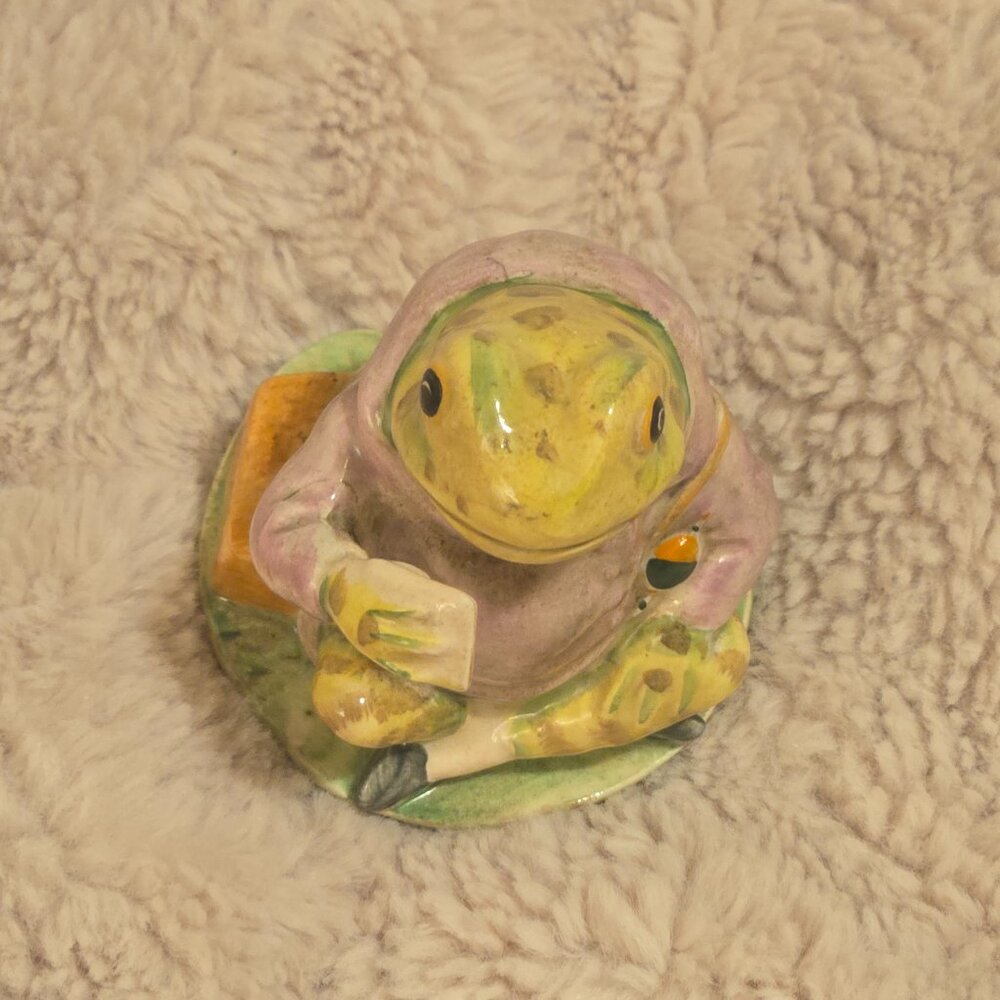 Vintage Rare Beswick England Beatrix Potter Mr. Jeremy Fisher Figurine - Picture 4 of 7